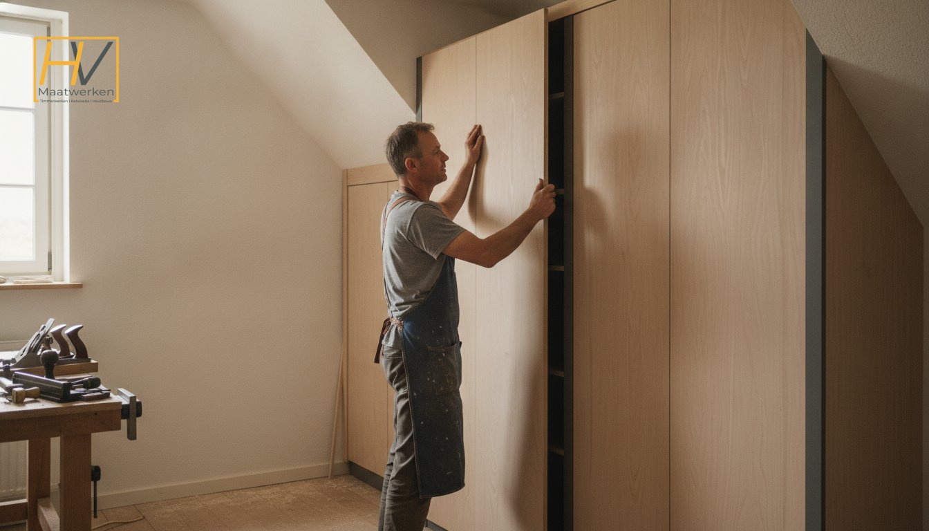 Inbouwkast op maat laten maken: zo kies je voor vakmanschap zonder poespas