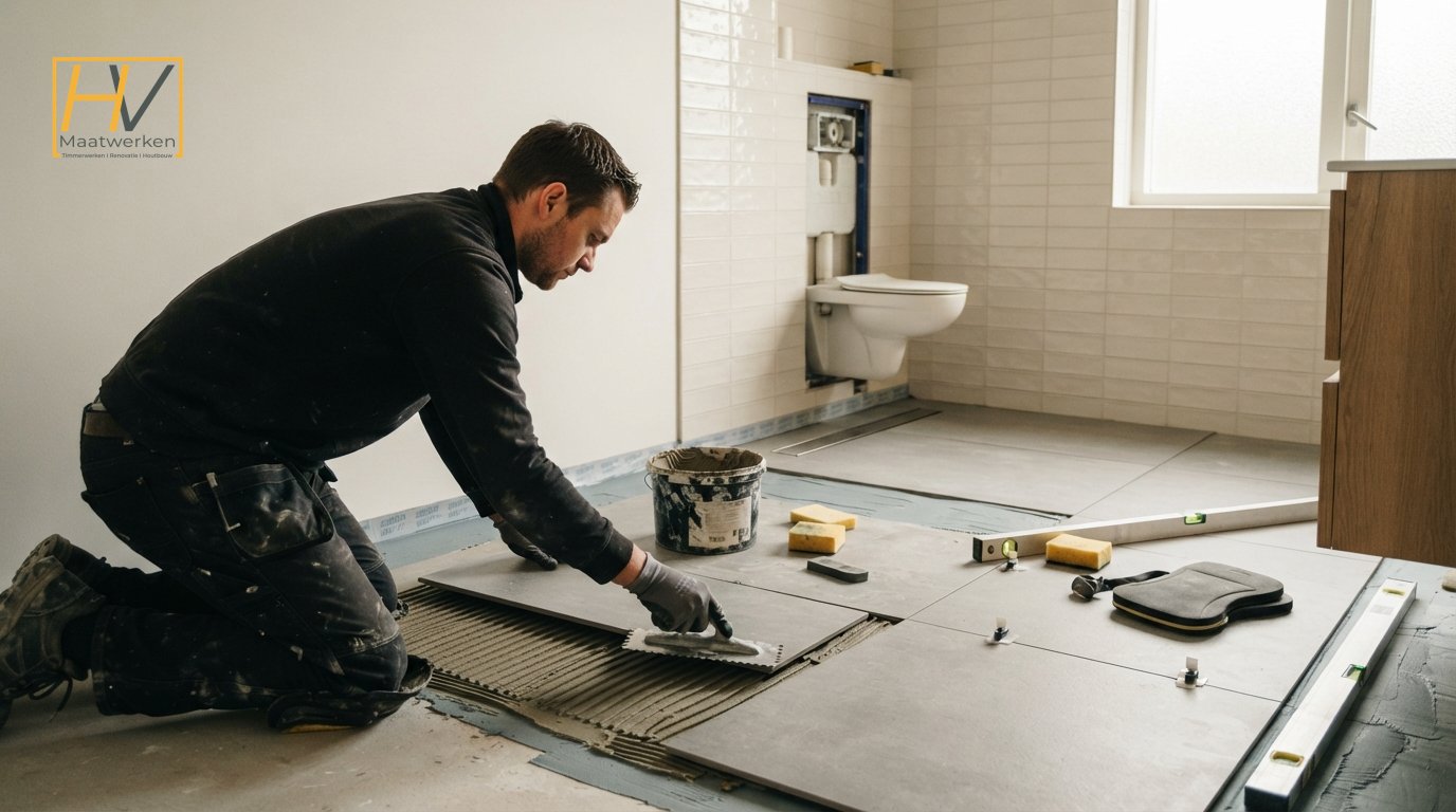 Vloertegels leggen in de badkamer: zo krijg je een resultaat dat jarenlang meegaat