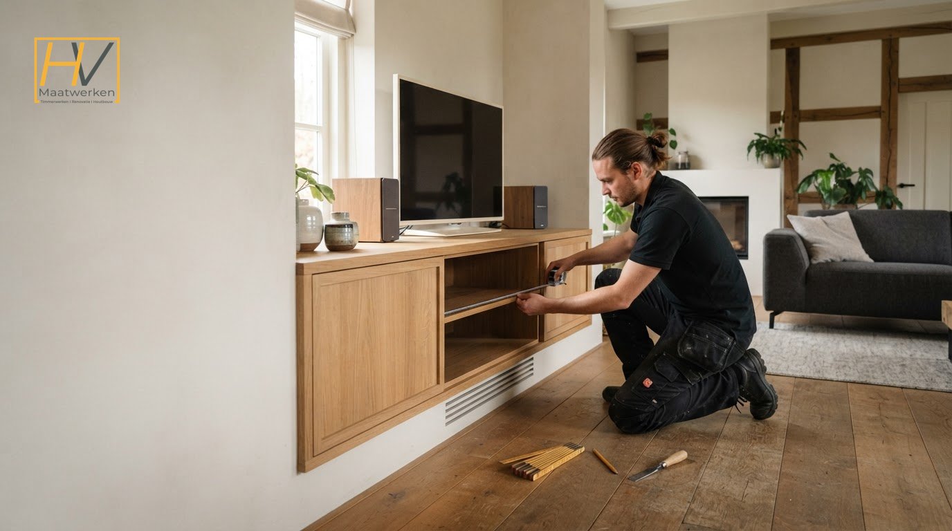 Maatwerk tv meubel laten maken: praktisch en passend in jouw woonkamer